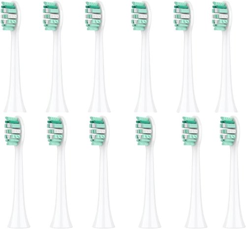 Philips Sonicare Toothbrush Heads - 12 Pack Soft Dupont Bristles for Deep Clean Performance
