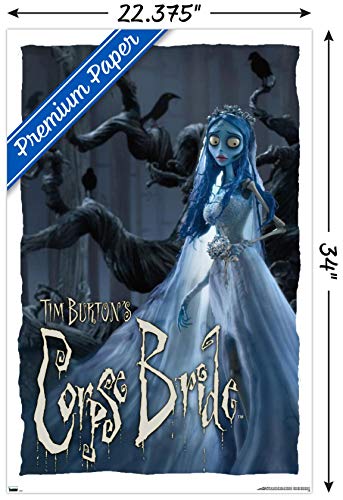 Corpse Bride Wall Poster - Bride, 22.375 x 34 Inches, Premium Unframed