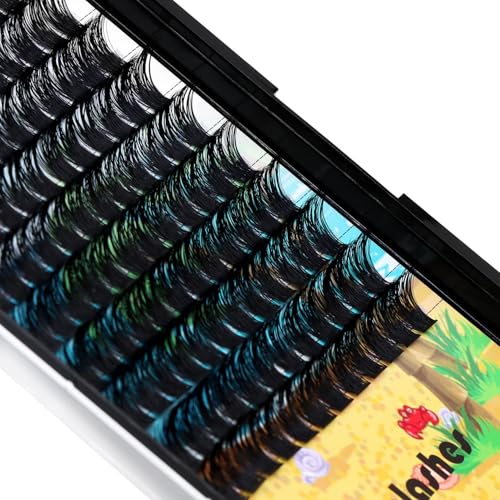 False Eyelashes Cluster 14mm Dramatic Look Wide Stem Handmade 120 Pcs