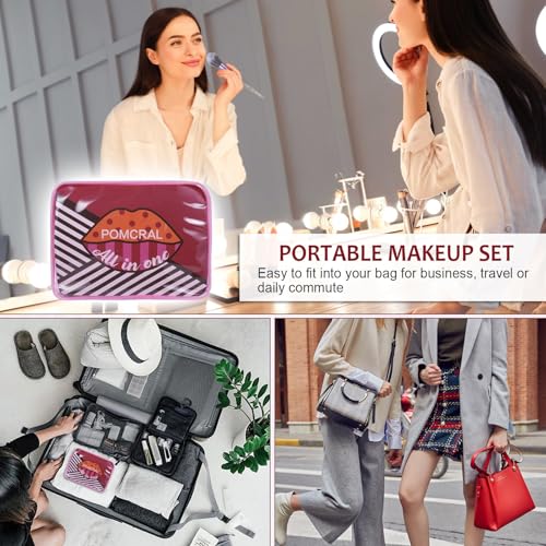 Full Makeup Kit for Women with Eyeshadow, Lipstick, Brushes & Travel Bag Kit019