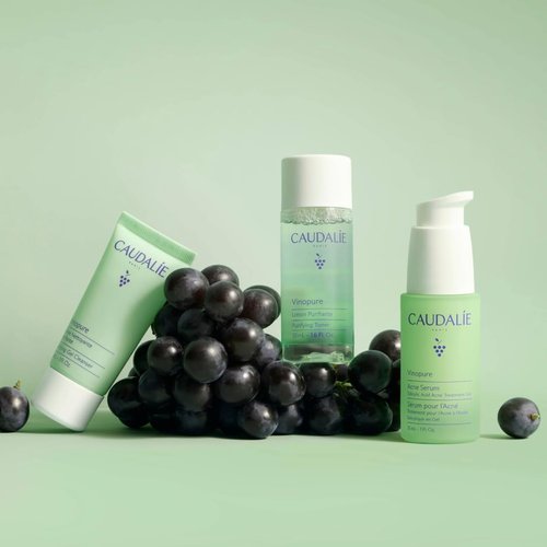 Caudalie Vinopure Acne Serum - Treat & Prevent Blemishes | Includes 2 Free Travel-Sized Products