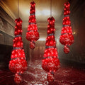 Halloween Human Remains Prop Set with Inflatable Corpses, LED Lights & Accessories