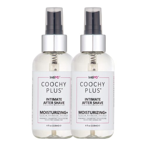IntiMD COOCHY Intimate After Shave Protection Moisturizer Plus Delicate Soothing Mist For The Pubic Area & Armpits – Antioxidant Formula For Razor Burns, Itchiness & Ingrown Hairs (2 Pack)