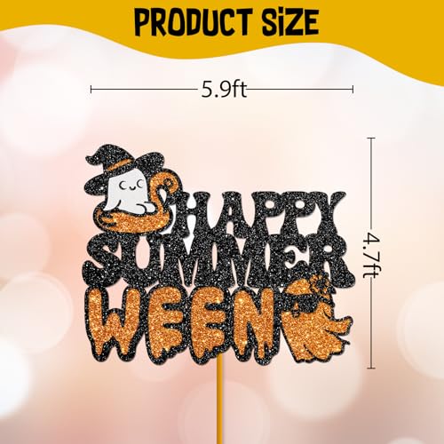 Summerween Cake Topper Halloween in Summer Party Decorations