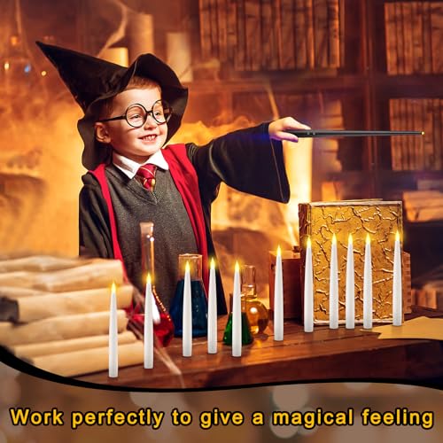 40 Pcs Flameless Floating Candles with Remote Control for Halloween & Holiday Decor