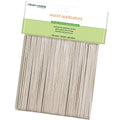 Small Wooden Waxing Applicator Sticks - 100 Count for Face & Body - Clean + Easy