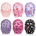 Halloween Cupcake Liners Set - 300 Pack Spooky Pumpkin Ghost Bat Party Decor