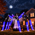 9FT Giant Outdoor Halloween Inflatable Spider Decoration - Realistic & Waterproof