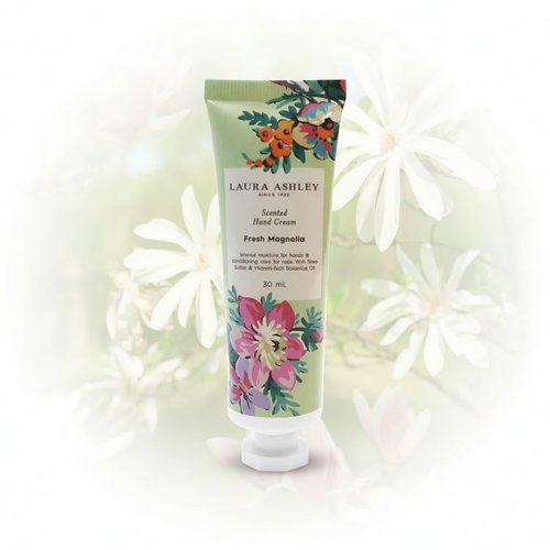 Laura Ashley Hand Cream Set - 7-Piece Travel Size Moisturizing Lotion Collection for Dry Skin | Floral Scents 30ml Each