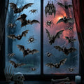 Halloween Bat Window Clings - Spooky Decor for Glass Windows & Walls