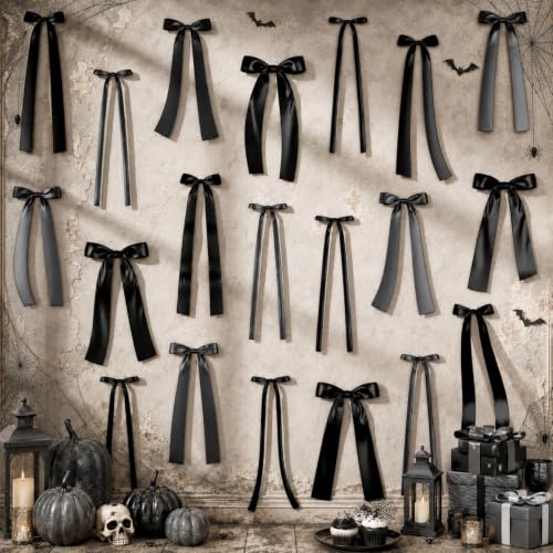 Black Bow Wall Decor - Halloween & Birthday Party Decorations - Variation: Black