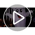 High 9.8 ft Halloween Inflatable Ghost Yard Decor with LEDs for Outdoor & Indoor