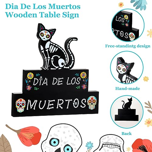 Day of the Dead Cat Decorations Set - Vibrant Mexican Festival Decor