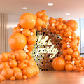 Orange Balloon Garland Arch Kit - 150pcs 4 Sizes for Party & Celebration - Variation: Orange