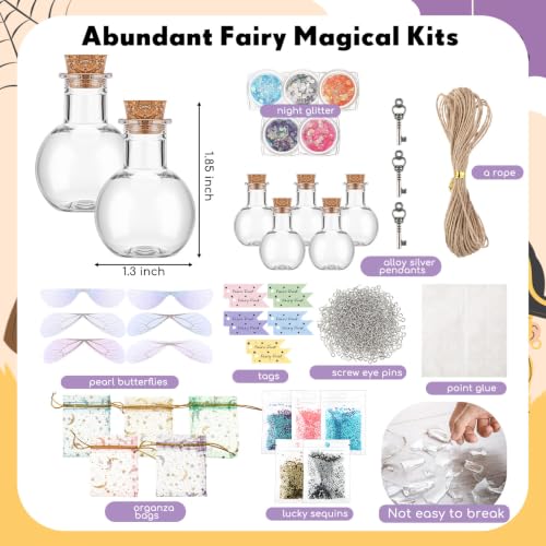 Mystery Potion Craft Kit with 36 Bottles and Decor for Halloween & Birthday