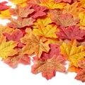 Artificial Fall Maple Leaves Set - 400 Silk Autumn Leaves for Thanksgiving & Fall Decor - Fall Leaf / 400 PC Fall Leaves