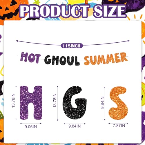Halloween Summer Party Decorations Set - 26 Pieces for Spooky Events