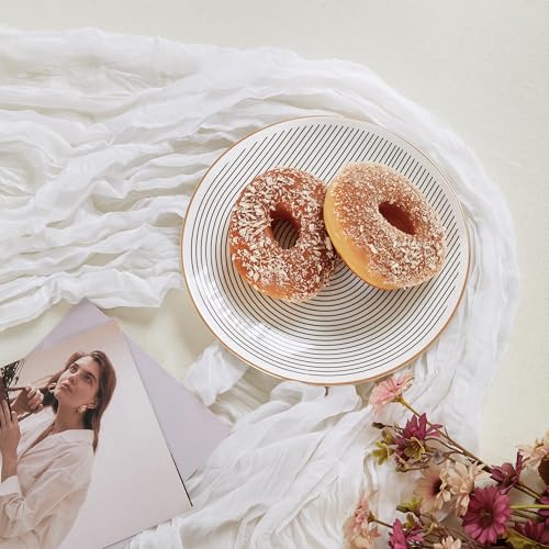 White Cheesecloth Table Runner 35x120 Inches - Pack of 1 - Fall Boho Wedding Decor