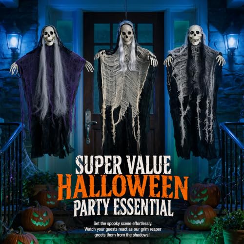 Halloween Hanging Ghost Decorations Outdoor & Indoor Spooky Haunted House Decor