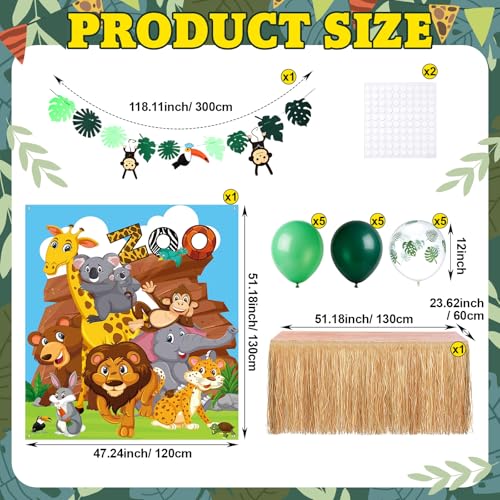 Panelee Halloween Religious Trunk or Treat Car Decorations Kit - Zoo Variation