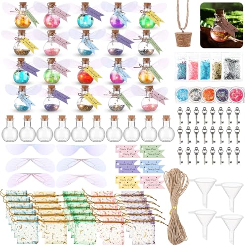 Mystery Potion Craft Kit with 36 Bottles and Decor for Halloween & Birthday