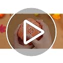 3-Piece Fall Ceramic Pumpkin Lights Set - Orange LED Halloween Decor