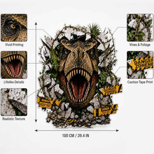 Dinosaur Cardboard Cutout for Trunk or Treat Halloween Decorations