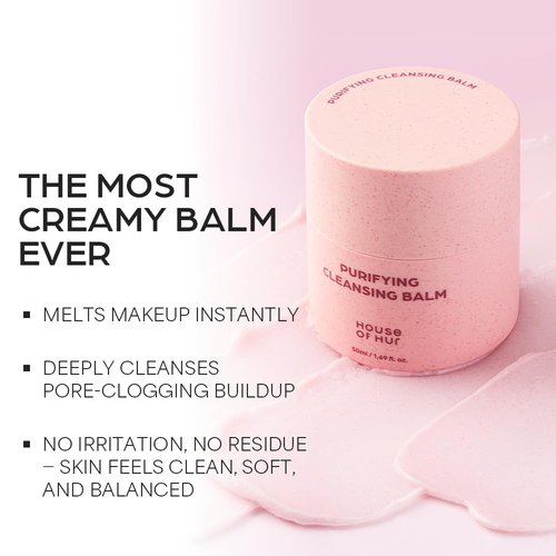 House of Hur Purifying Cleansing Balm - Hydrating & Calming Korean Skincare | 1.69 fl. oz