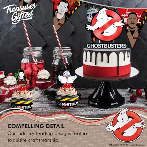 Ghostbusters Cake Topper & Cupcake Toppers Set - Party Decorations