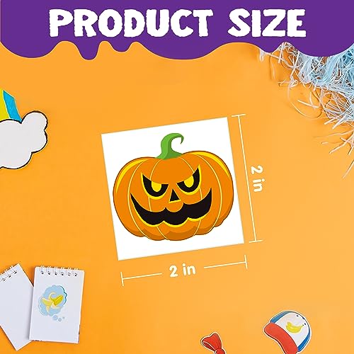 Halloween Temporary Tattoos for Kids 144 Pack with 12 Spooky Designs