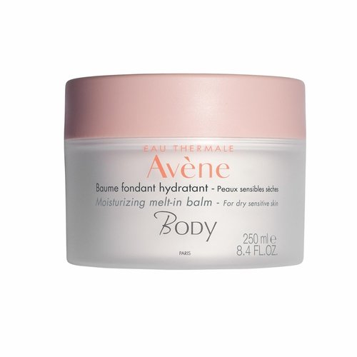 Avène Moisturizing Melt-In Balm - Shea Oil Body Butter, Non-Greasy & Quick Absorbing, 8.4 Oz