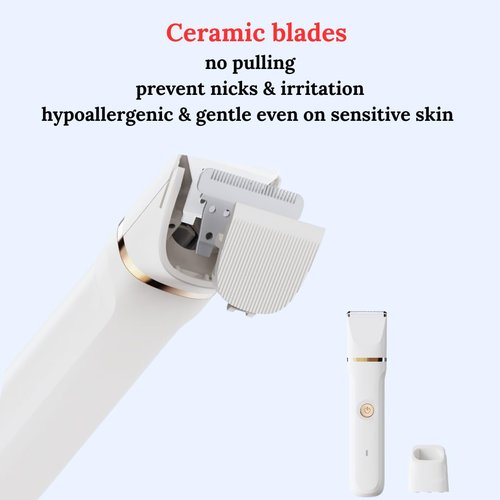 RaysDanc 5-in-1 Bikini Trimmer for Women, Waterproof Electric Shaver & Electric Razor for Women, Cordless Hair Trimmer with 5 Heads, Rechargeable Wet/Dry Use Womens Shaver