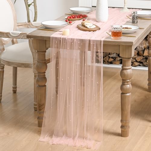 Pink Pearl Tablecloth 60x84 Inch Rectangular - Durable Polyester Home Decor