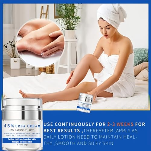 Urea Cream 45% Plus 2% Salicylic Acid Foot & Hand Moisturizer - 1.75 Fl Oz