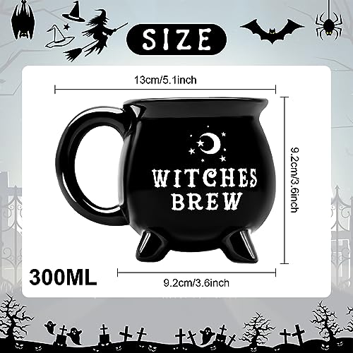 Halloween Cauldron Mug 12oz Witch Brew Ceramic Drinkware for Holiday