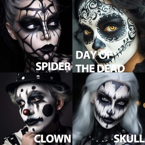 5PCS Eye Black Stick for Sports & Halloween Face Body Paint - Black