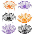Halloween Candy Bowl Set 6 Pcs Spider Web Design Kids Party Decor