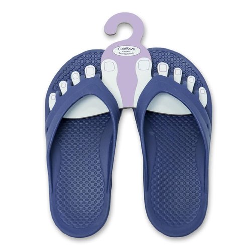 Comfeeze by Footlogix - Women's Recovery Sandals with Toe Separators & Arch Support | Comfortable Pedicure Slippers