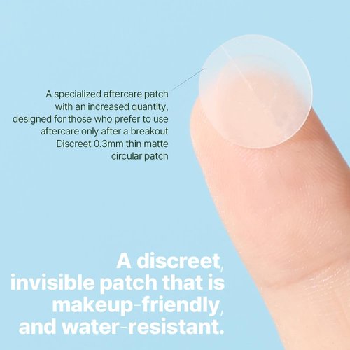 Ariul True AC Spot Cover Patch – Hydrocolloid Acne & Pimple Patches with Niacinamide & Tea Tree, Invisible Cover, 110 Count (10mm x 60 + 12mm x 50)