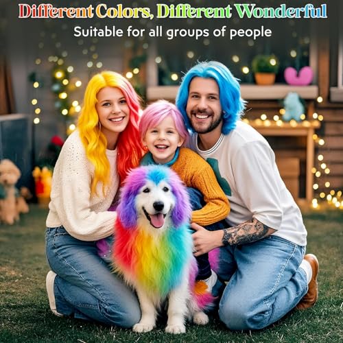 Teal Hair Spray - Instant Color, Washable, Large Capacity, Skin Friendly - Variation: Teal