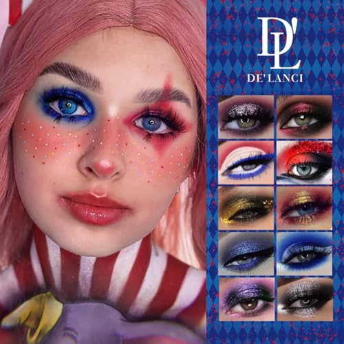 Multichrome Eyeshadow Palette with High Pigment Metallic & Duochrome Shades