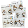 Halloween Face Gems Face Jewels Tattoo Sticker - Coffee