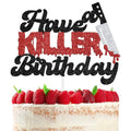 Halloween Zombie Vampire Bloody Cake Topper for Birthday & Horror Parties