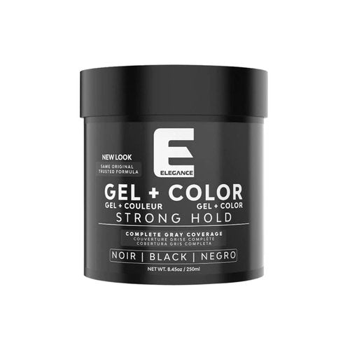 Regine Switzerland Hair Styling Gel - Strong Hold for Elegant Styles | 8.45 Oz Black