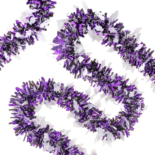 Ghost Tinsel Garland 20FT Halloween Decor - Ghost Variation