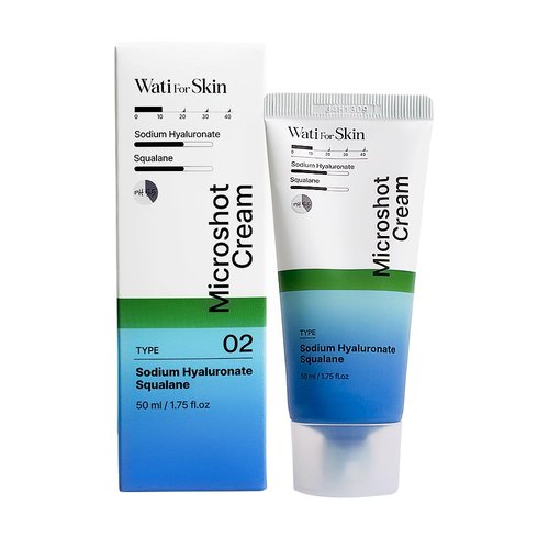 Regine Switzerland Hyaluronic Squalane Microshot Cream - Deep Hydrating Face Moisturizer for Radiant Skin - 1.75 fl. oz (50ml)