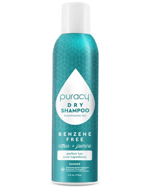 Puracy Natural Dry Shampoo - Plant-Powered Cleansing & Volumizing Formula | Citrus & Jasmine, 6 oz