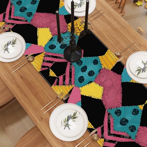 Halloween Table Runner - Festive Home Decor for Dining Table, 13x72 Inches