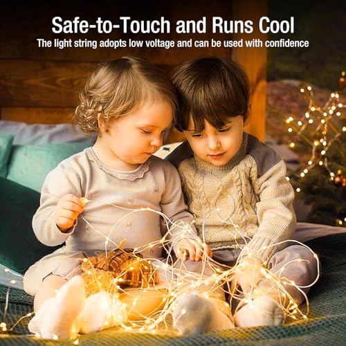 50 Pack Battery-Operated Fairy Lights - Warm White 7ft 20 LED String Lights with 3 Modes Waterproof for Crafts & Decorations Variation of THIS listing