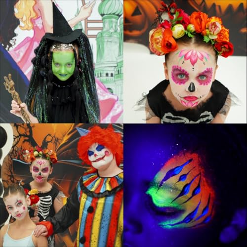 Face and Body Paint 1 Stroke Split Cake - Magpie 30g Professional Rainbow Makeup